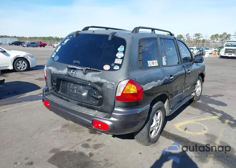 2004 Hyundai Santa Fe Gls/Lx из США, поврежденный, VIN KM8SC13EX4U577190